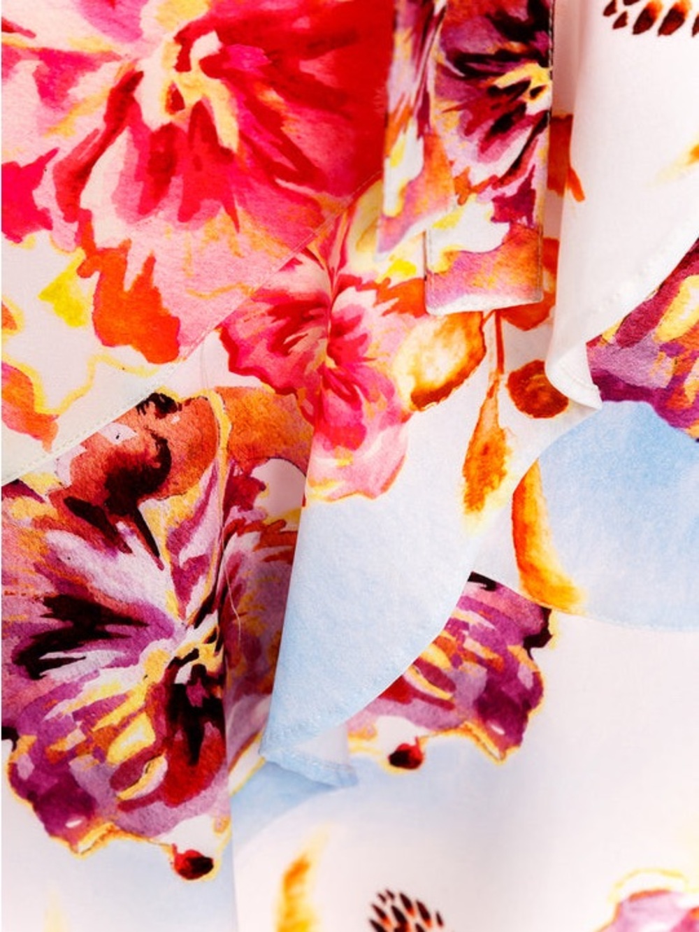NWT Agua Bendita Floral Skirt Set - Pink, Orange, Yellow - Picture 9 of 11